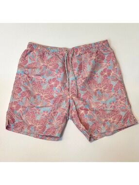 Michael's | Pink Floral | Men's Cyclist Liner Swim Trunks | NWT| Small #374